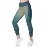 Shipwreck Siren cross waist leggings with pockets