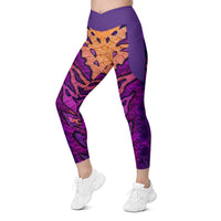 All Hallows Eve Waist Leggings with Pockets