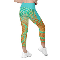 Oasis Cross Waist Leggings with Pockets