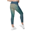 Shipwreck Siren cross waist leggings with pockets