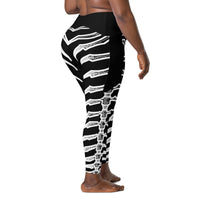 Dead Men Tell No Tails Cross Waist Leggings with Pockets