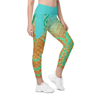 Oasis Cross Waist Leggings with Pockets
