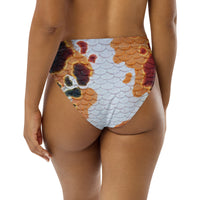 Classic Koi Recycled High-Waisted Bikini Bottom