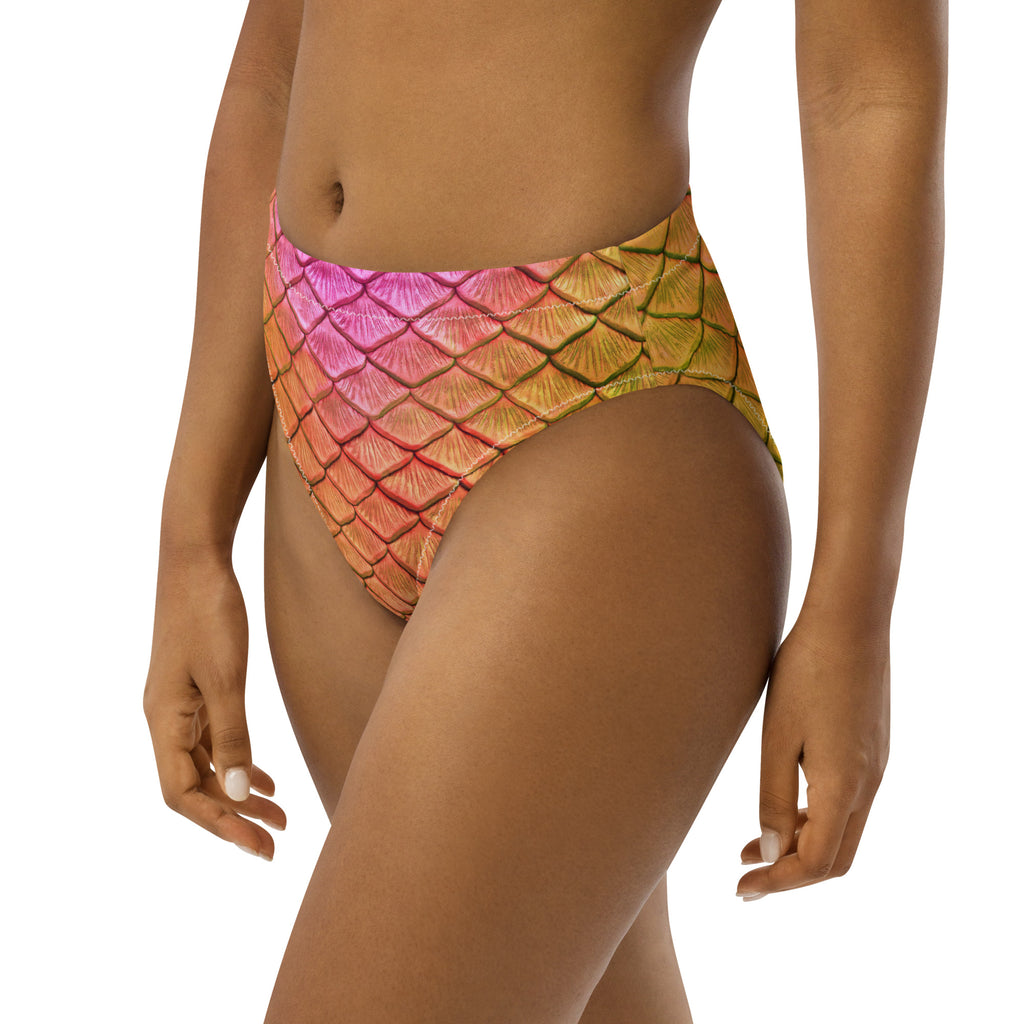 Lilikoi Recycled high-waisted bikini bottom