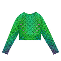 Ariel's Melody Recycled Cropped Rash Guard