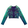 Abalone Abyss Recycled Cropped Rash Guard