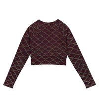 Yule Tide Recycled Cropped Rash Guard