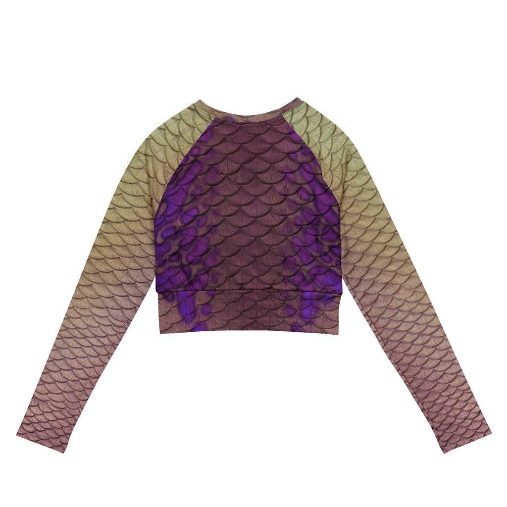 Novaya recycled cropped rash guard