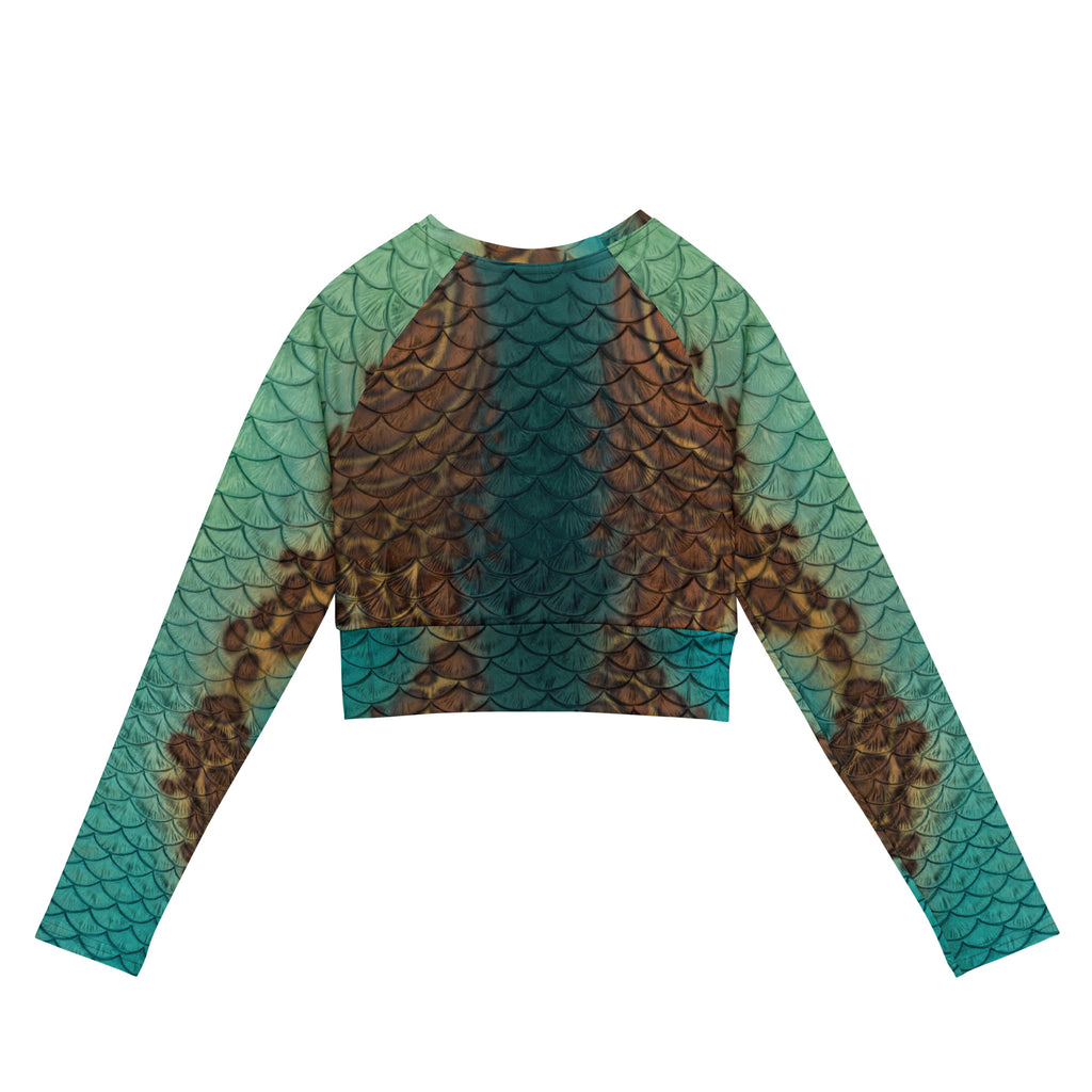 Mirage Recycled cropped rash guard