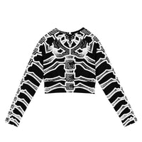 Dead Men Tell No Tails Recycled Cropped Rash Guard
