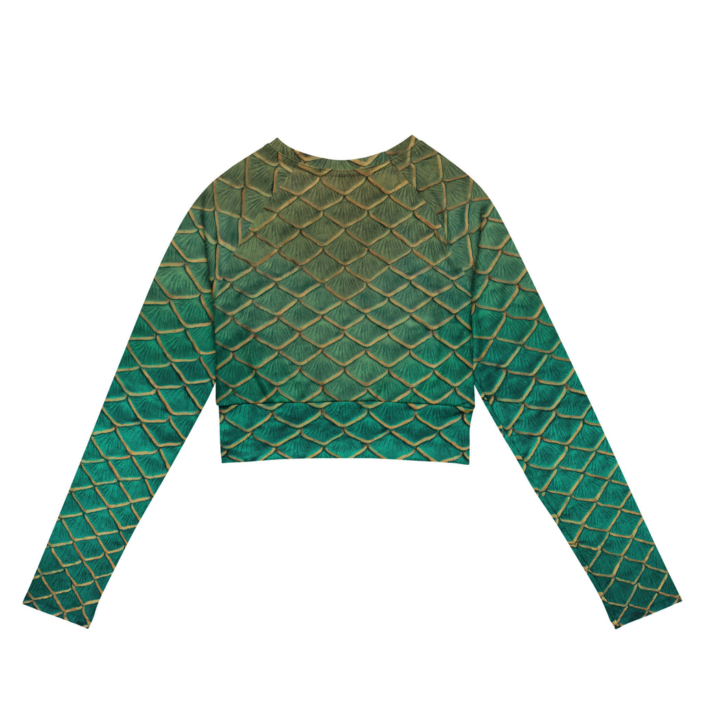 Ten Year Recycled cropped rash guard