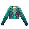 Abalone Abyss Recycled Cropped Rash Guard