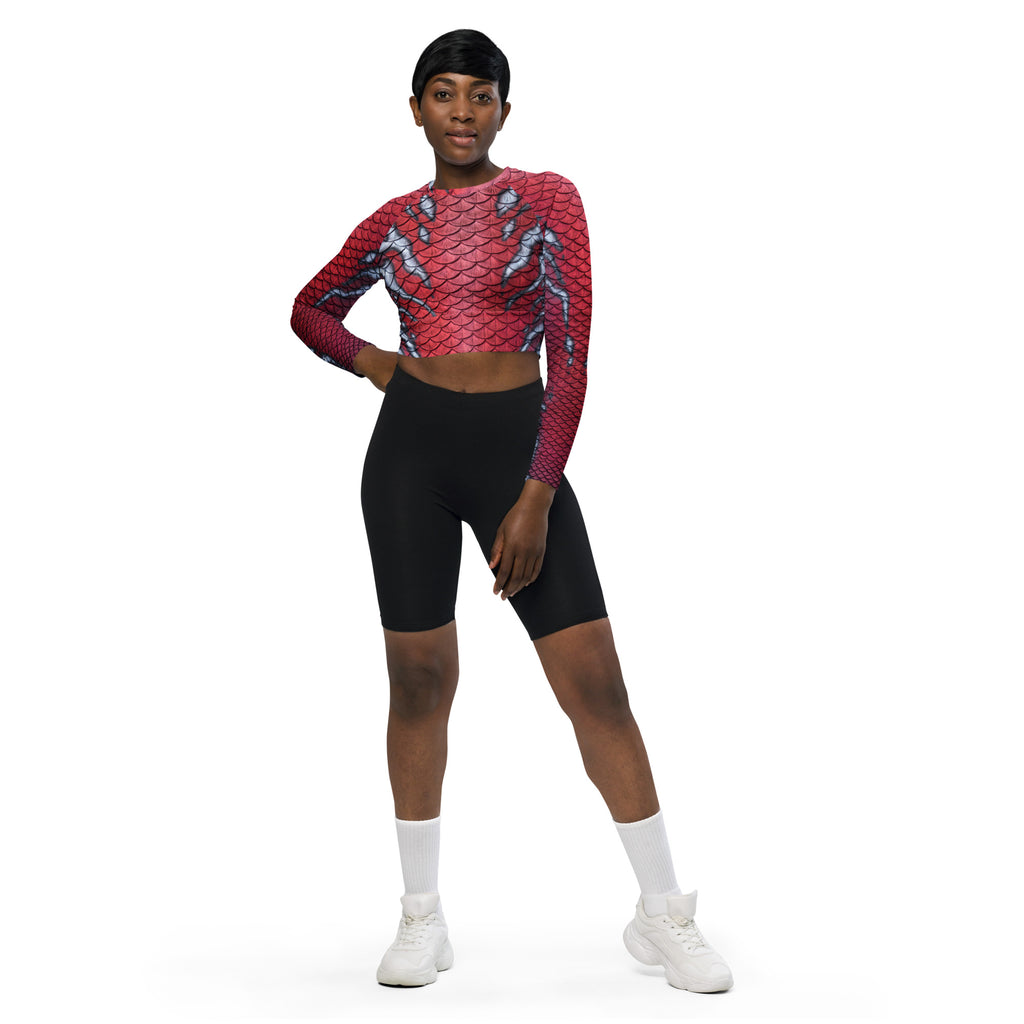 Zaleska Recycled Cropped Rash Guard