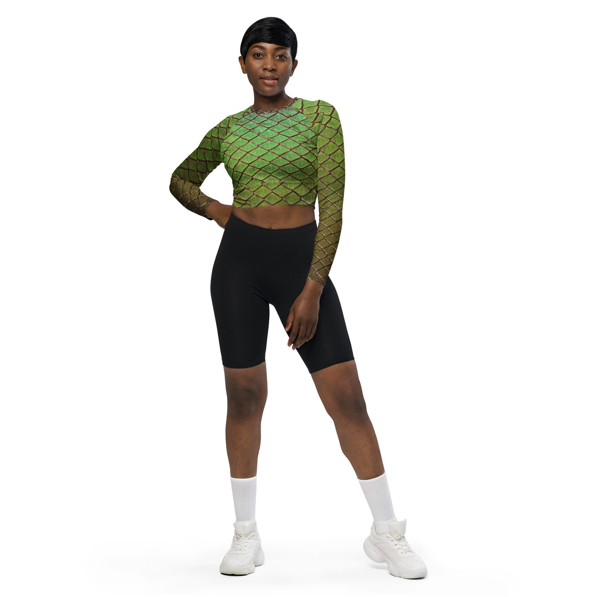 Mirkwood Recycled Cropped Rash Guard