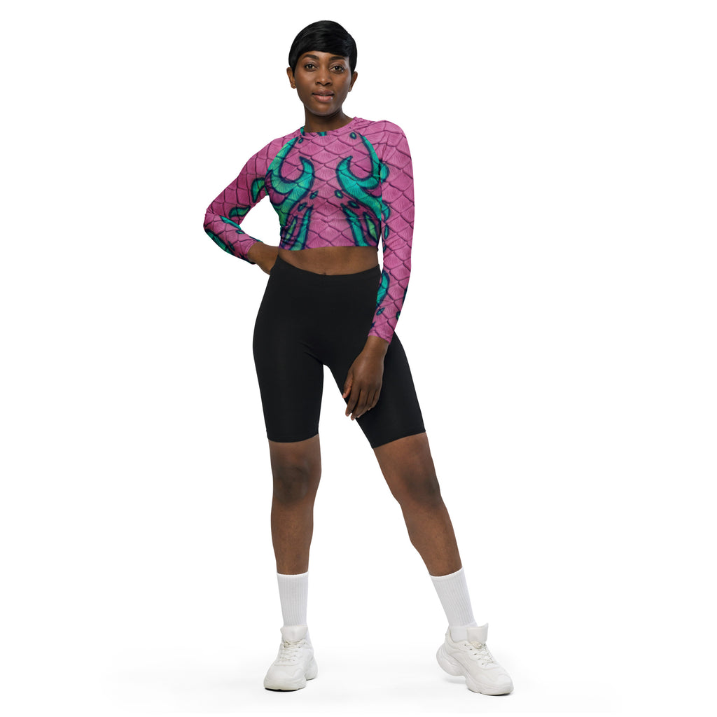 Enchanted Elixir Recycled Cropped Rash Guard