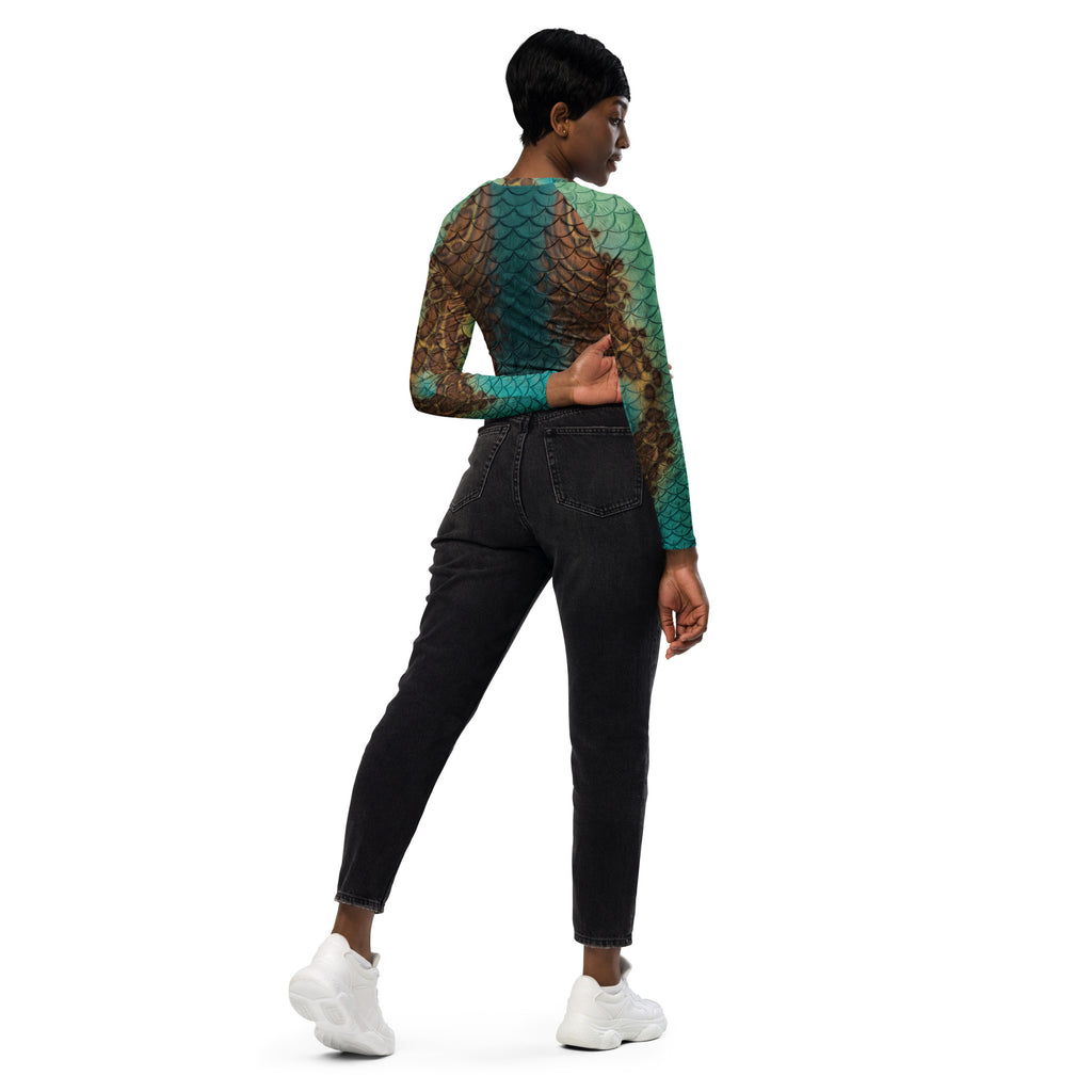 Mirage Recycled cropped rash guard