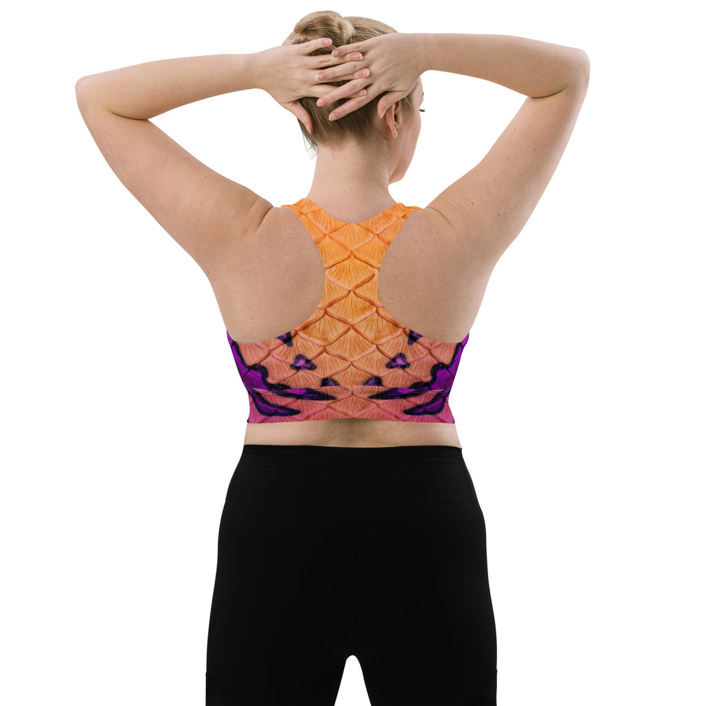 All Hallows Eve Recycled Longline Sports Bra