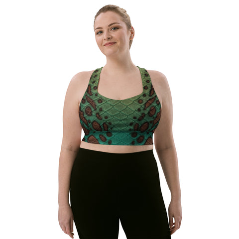Caspian Koi Recycled Longline Sports Bra