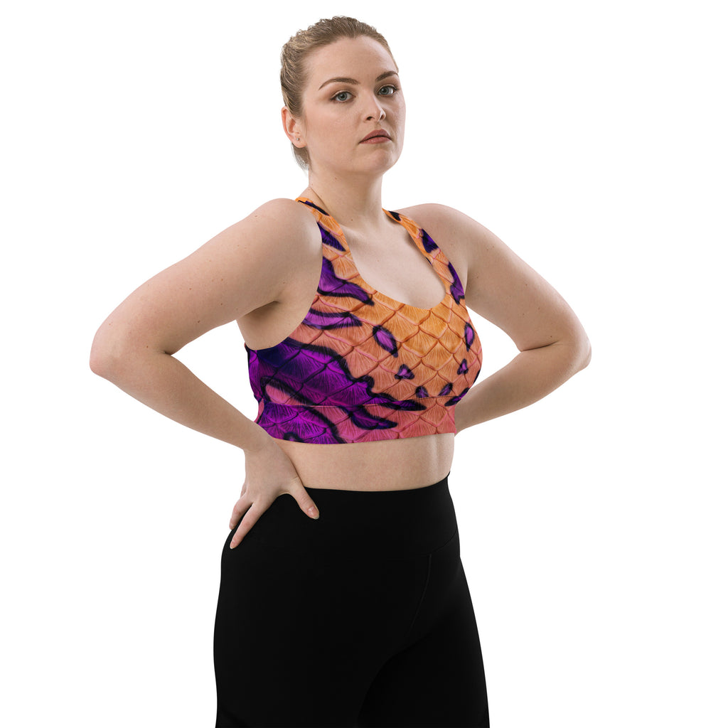 All Hallows Eve Recycled Longline Sports Bra