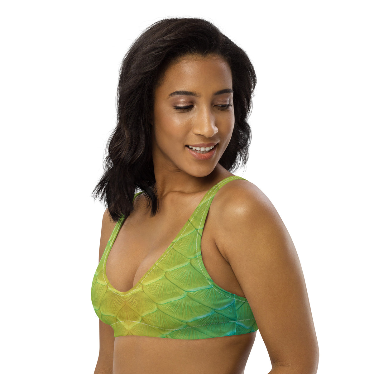 Jellyfish Jungle Recycled Padded Bikini Top