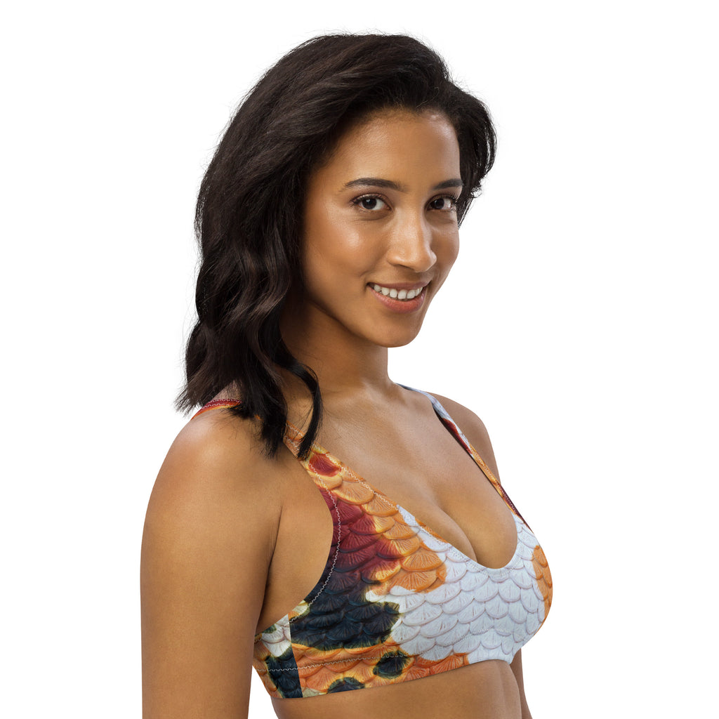 Classic Koi Recycled Padded Bikini Top