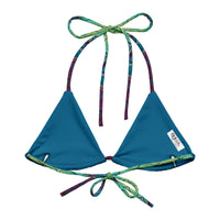 Abalone Abyss Recycled String Bikini Top