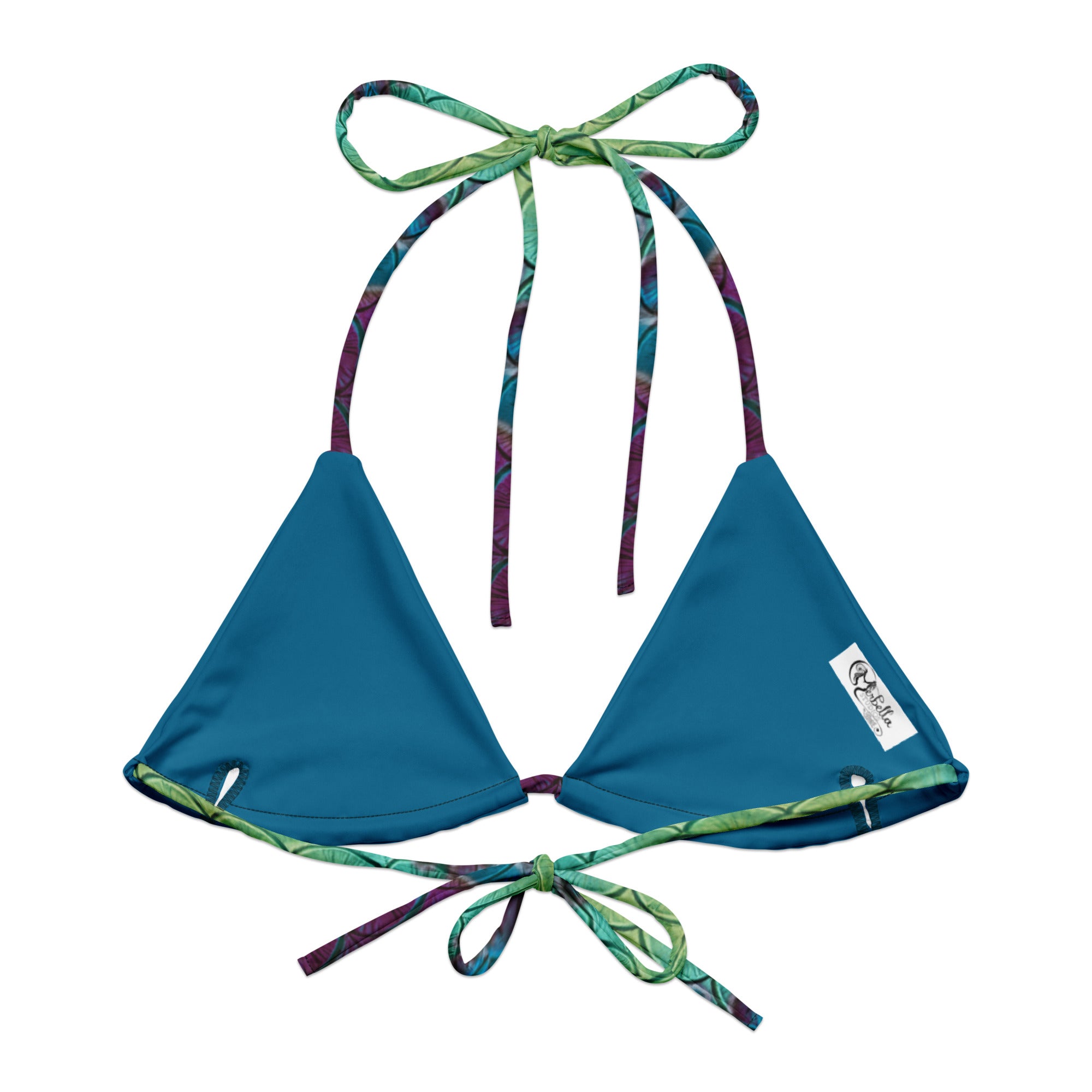 Abalone Abyss Recycled String Bikini Top