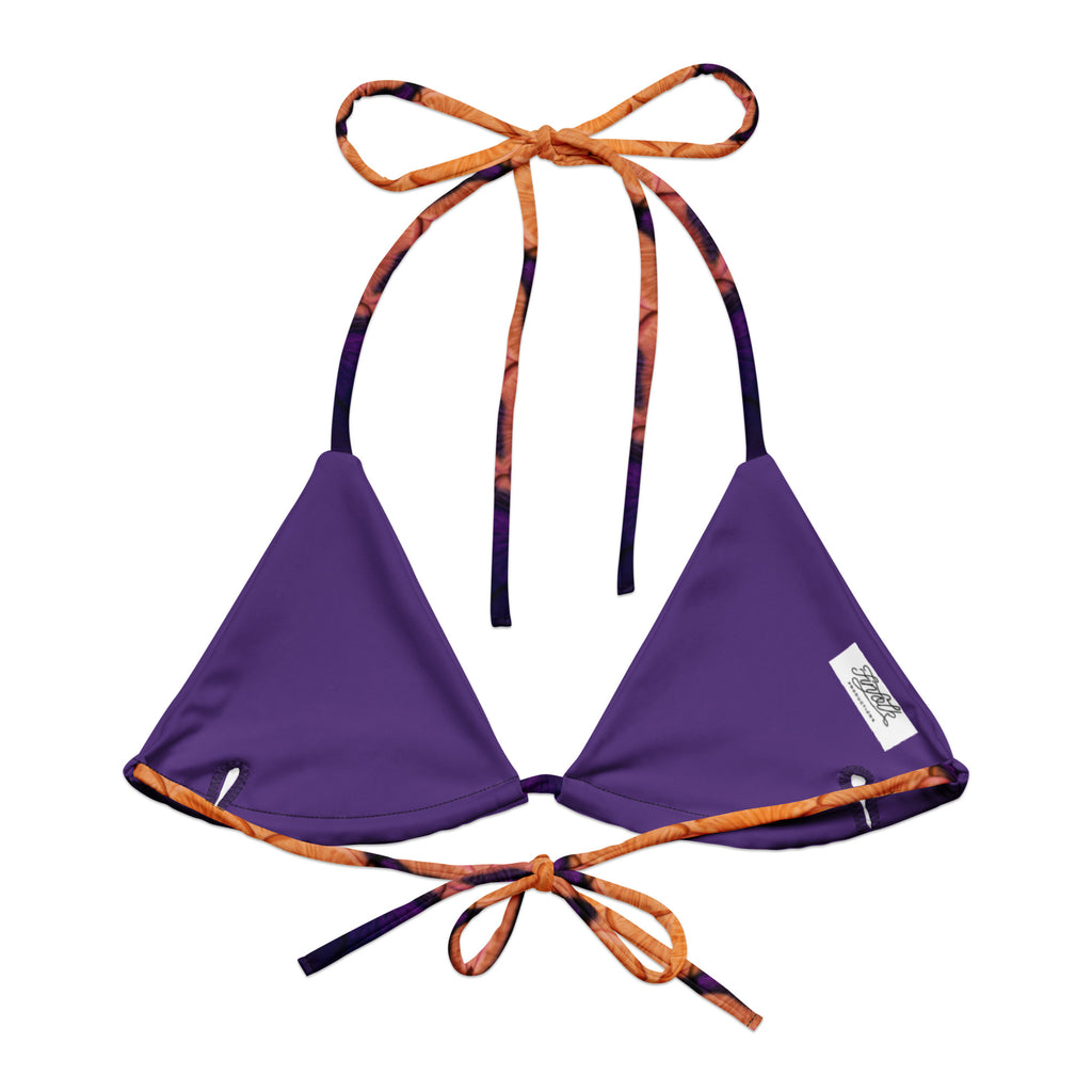 All Hallows Eve Recycled String Bikini Top