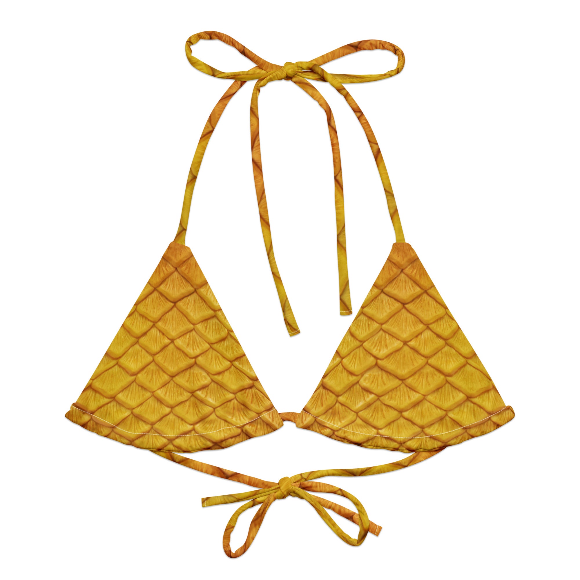 Golden Hour Recycled String Bikini Top
