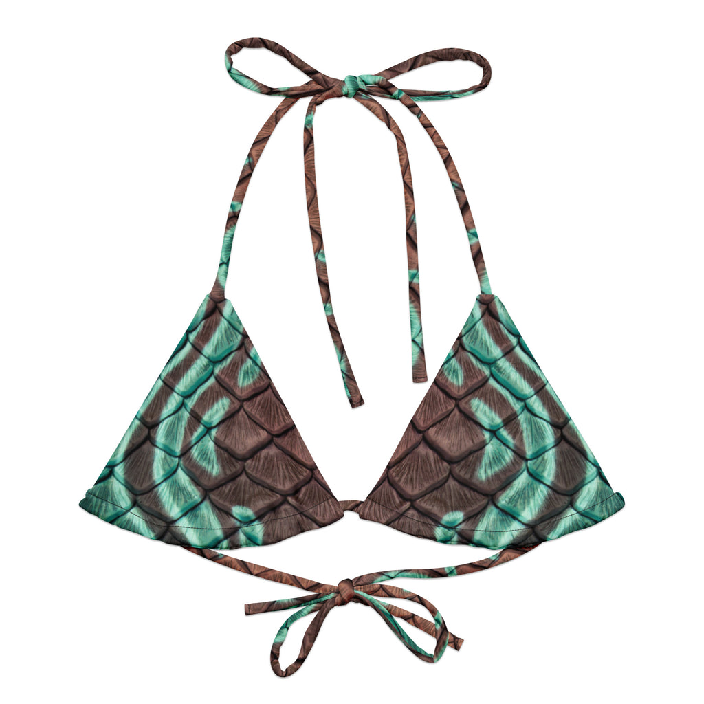 Damsel Recycled String Bikini Top – Finfolk Productions