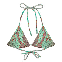 The Nautilus Recycled String Bikini Top