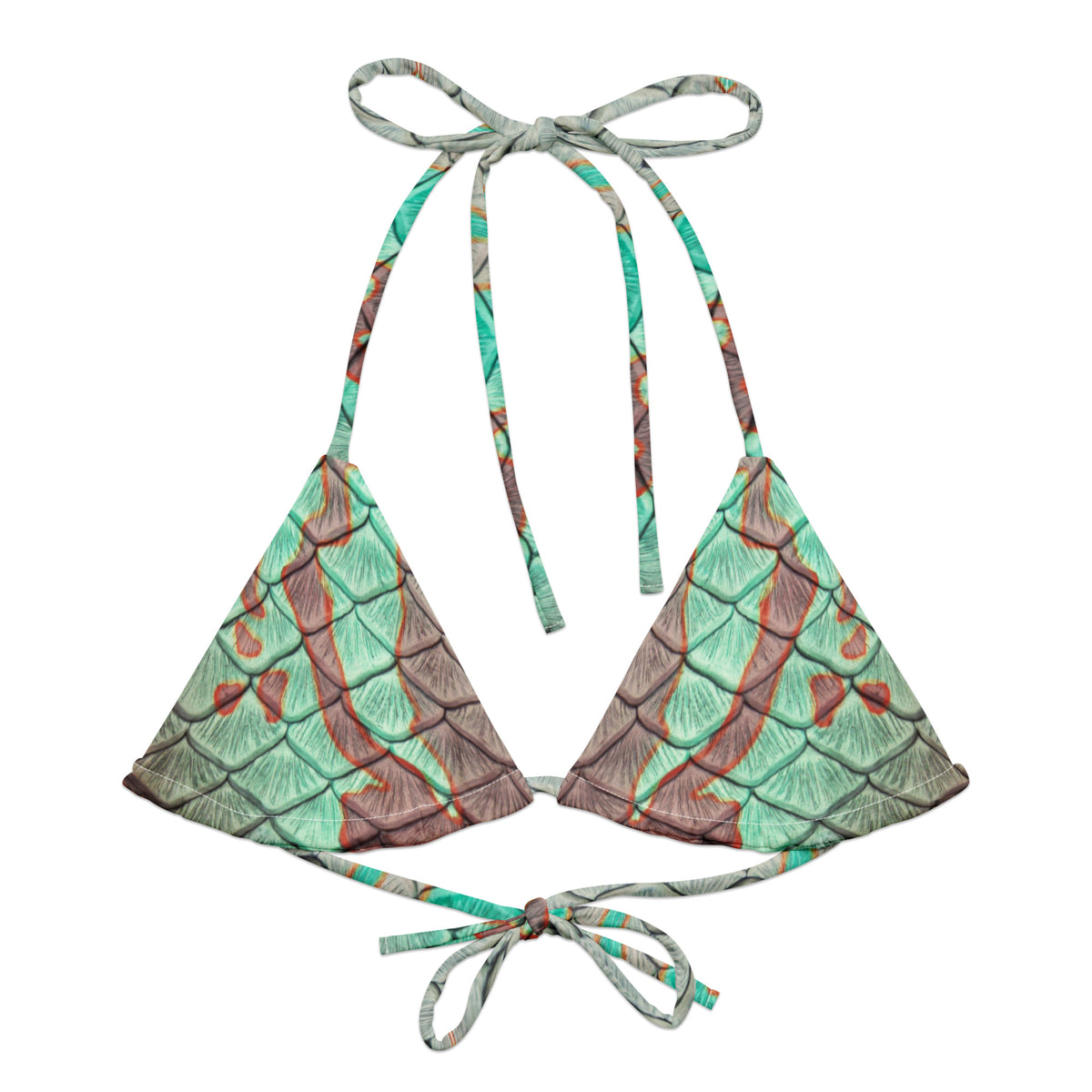 The Nautilus Recycled String Bikini Top