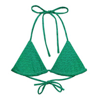 Humphead Wrasse Recycled String Bikini Top