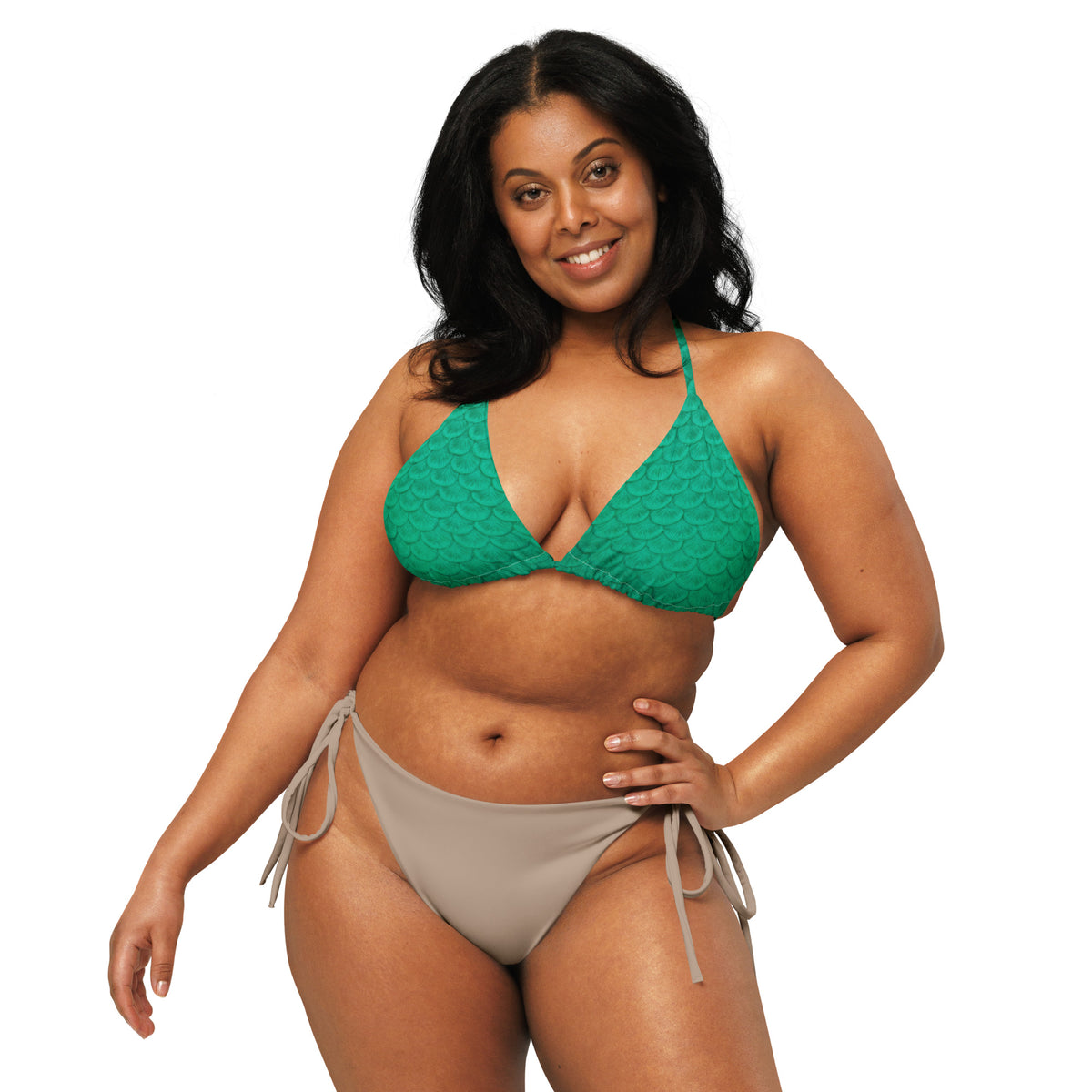 Humphead Wrasse Recycled String Bikini Top