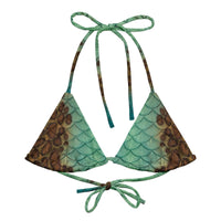 Mirage recycled string bikini top