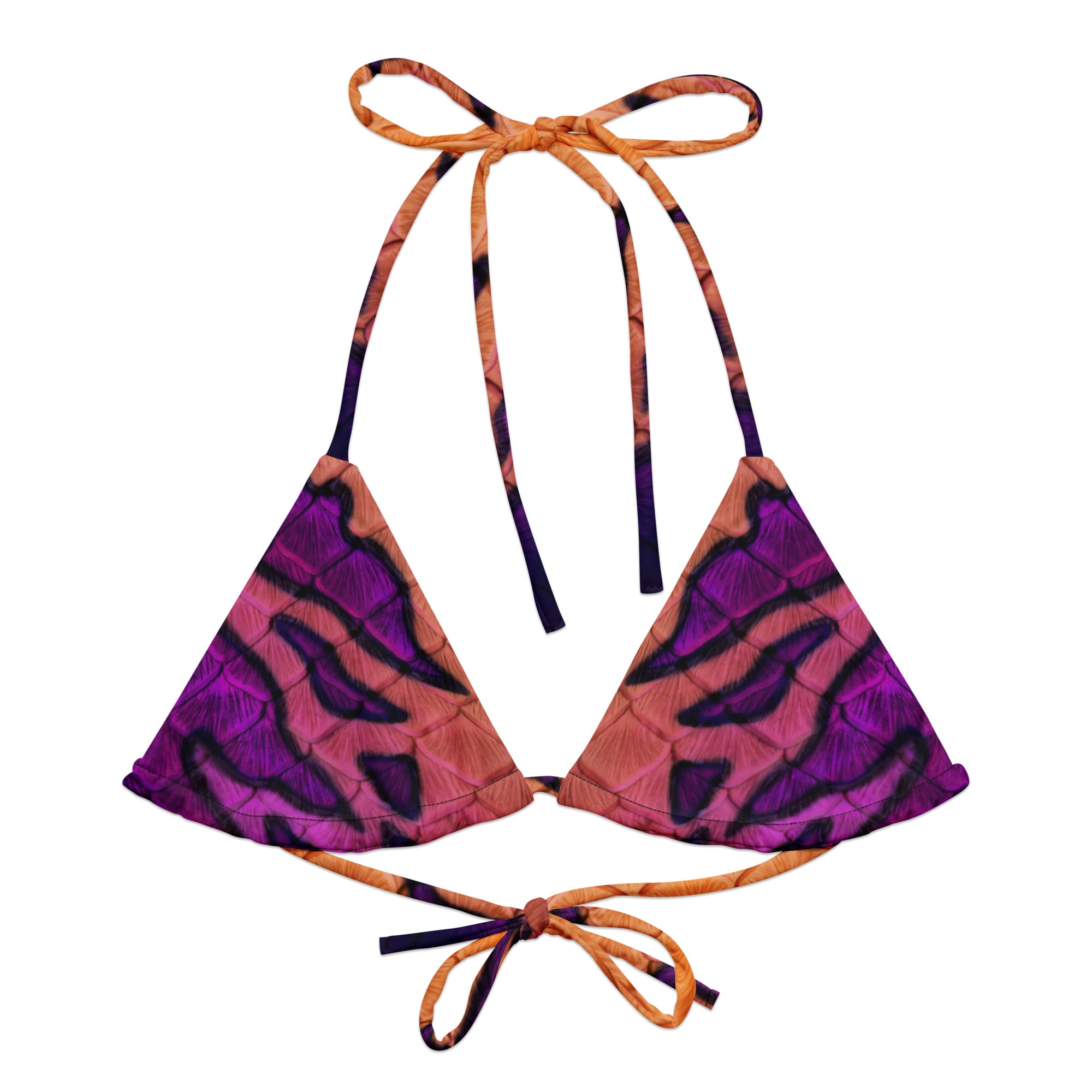 All Hallows Eve Recycled String Bikini Top