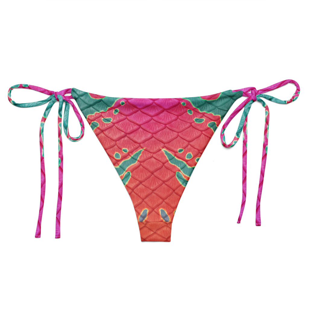 Pandora's Reef Recycled String Bikini Bottom – Finfolk Productions