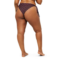 Yule Tide Recycled String Bikini Bottom