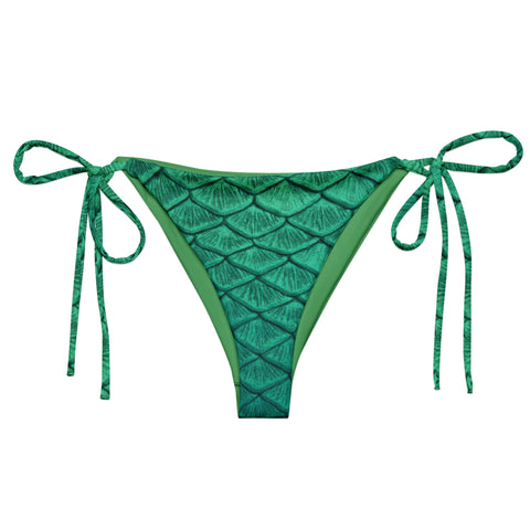 The (Un)tie Me - Green Econyl Bikini Bottom