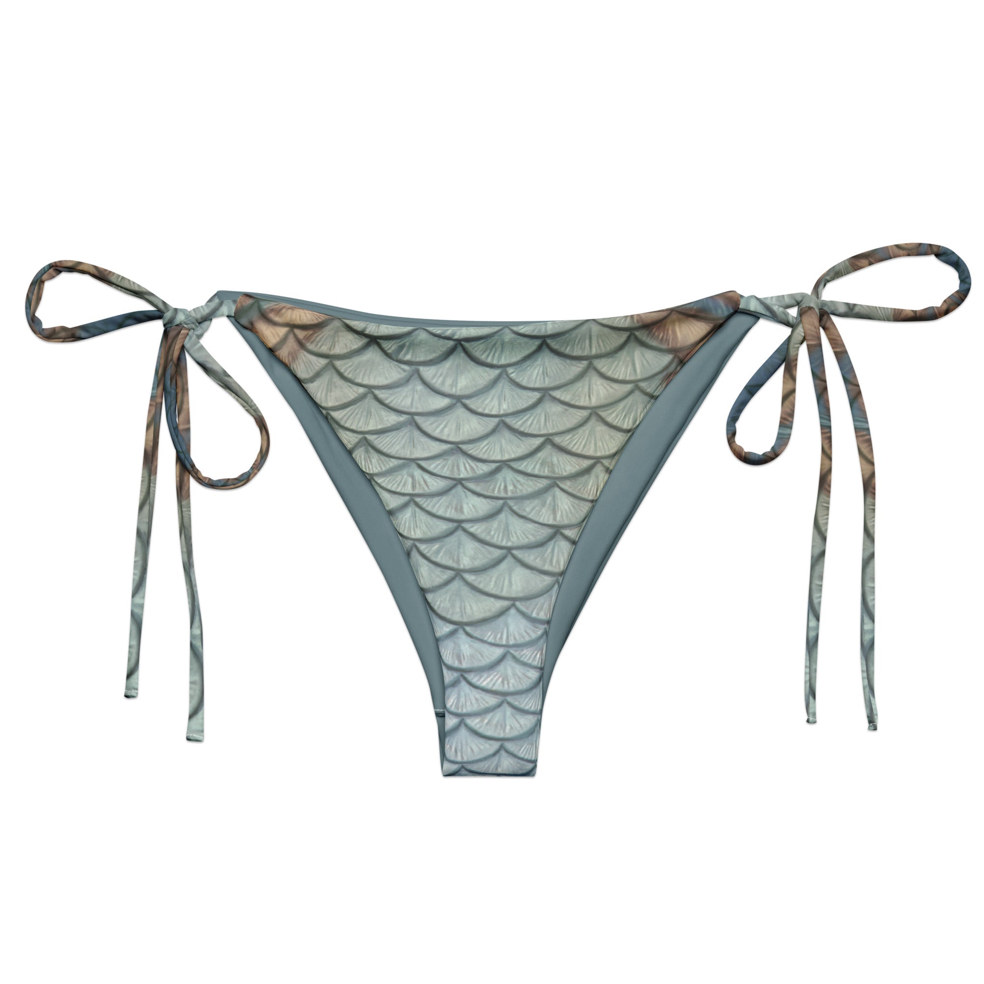 Moonshell recycled string bikini bottom