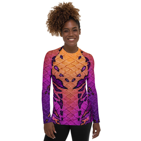 Twilight Tide Fitted Rash Guard