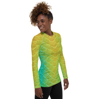 Jellyfish Jungle Fitted Rash Guard