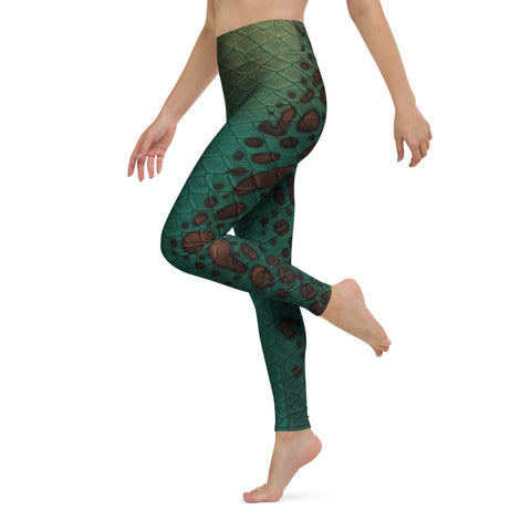 Twilight Tide High Waisted Leggings