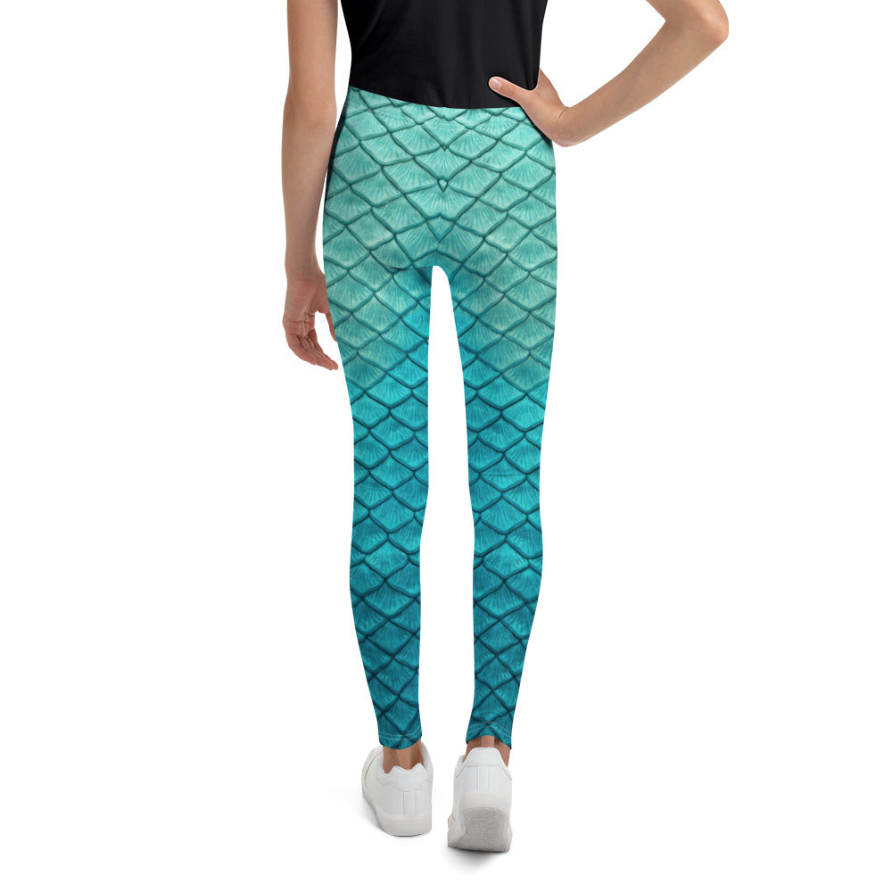 Sea Sapphire Youth Leggings