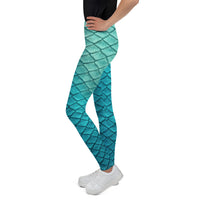 Sea Sapphire Youth Leggings