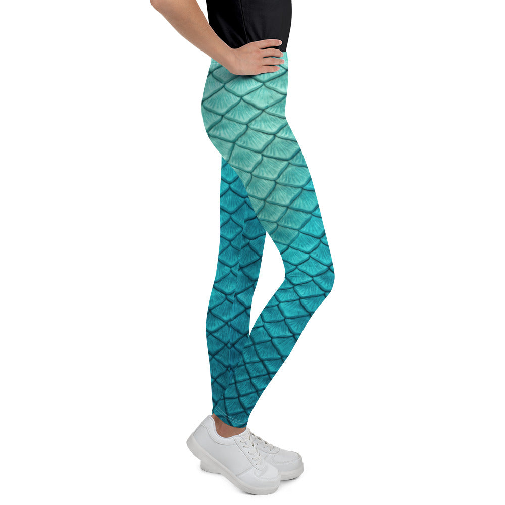 Sea Sapphire Youth Leggings