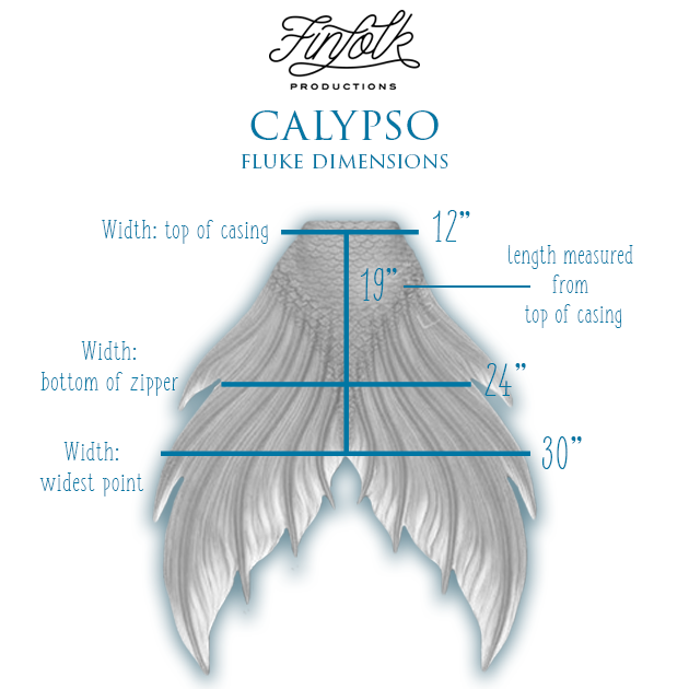 Dark Tide Signature Fabric Tail - READY TO SHIP