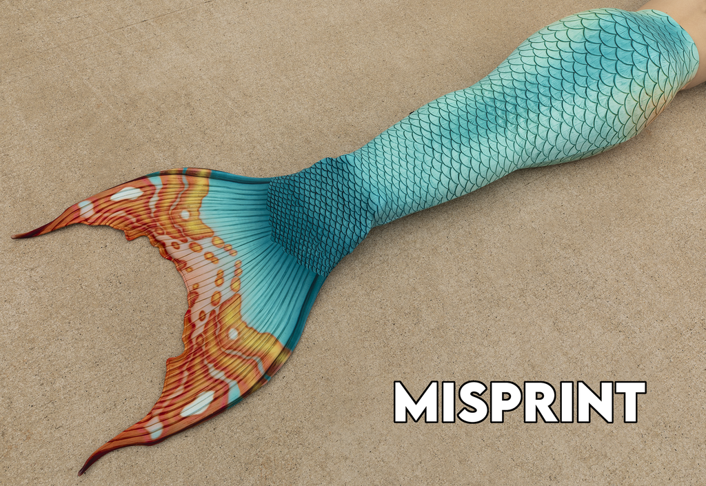 MISPRINT - Clementine Merbella by Finfolk Discovery Fabric Tail