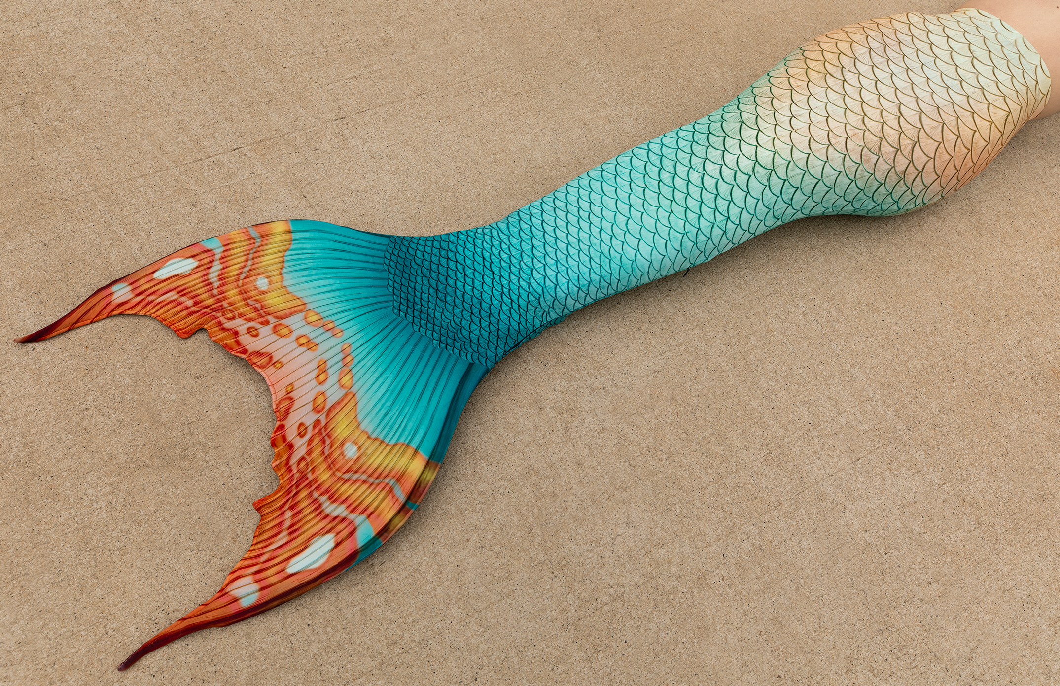 Clementine Merbella by Finfolk Discovery Fabric Tail - READY TO SHIP