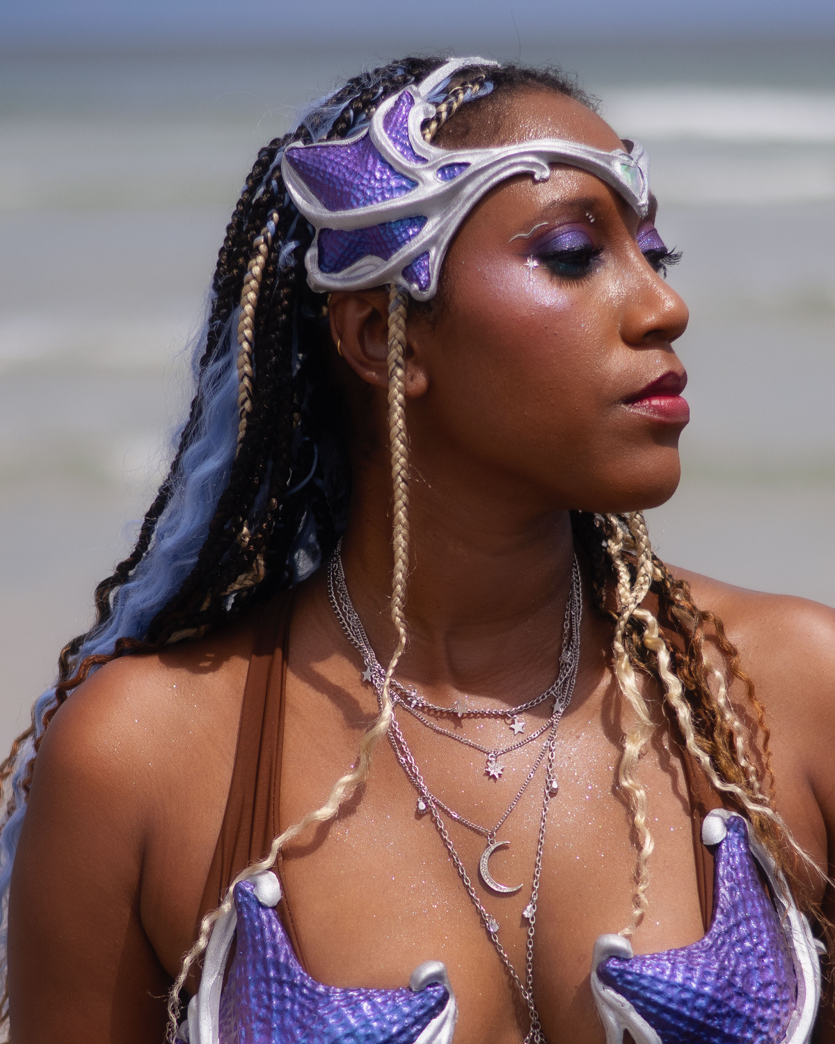 Wisp Gilded Sea Star Silicone Crown